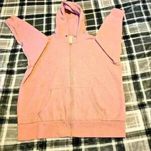 Time and tru, XL girls pink hoodie, 60% cotton, 40% polyester
